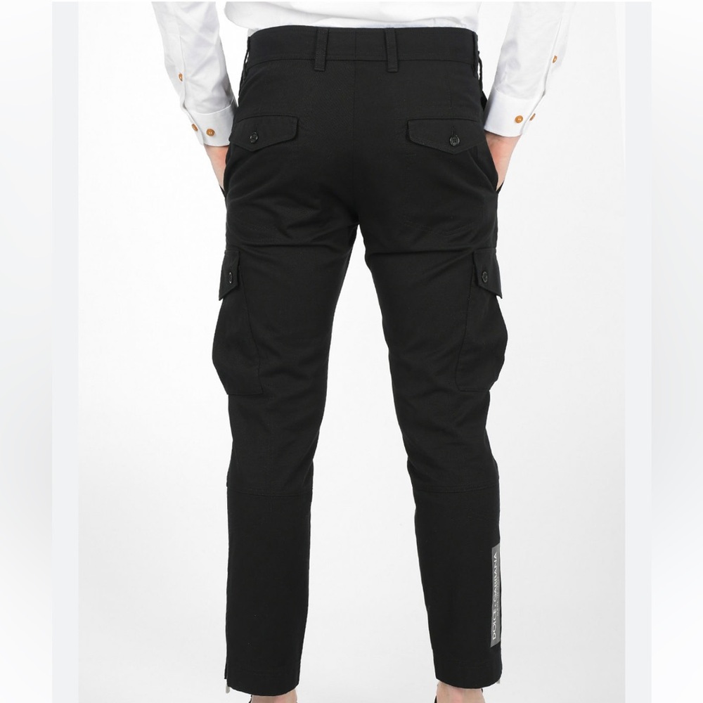 DOLCE & GABBANA Men's Black Cargo Pants - Picture 4 of 14